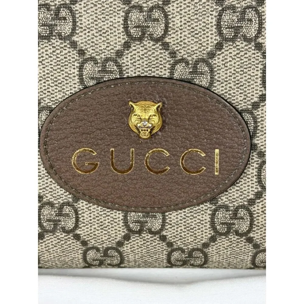 Gucci Neo Vintage GG Supreme Monogram Zip Around Wallet SPB JA-364253 - Picture 11 of 12